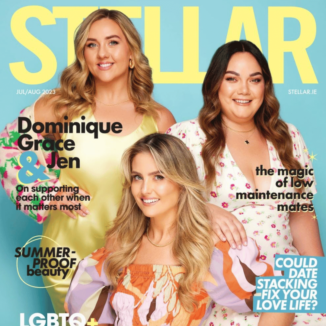 Stellar Magazine - Skin prep for cover shoot