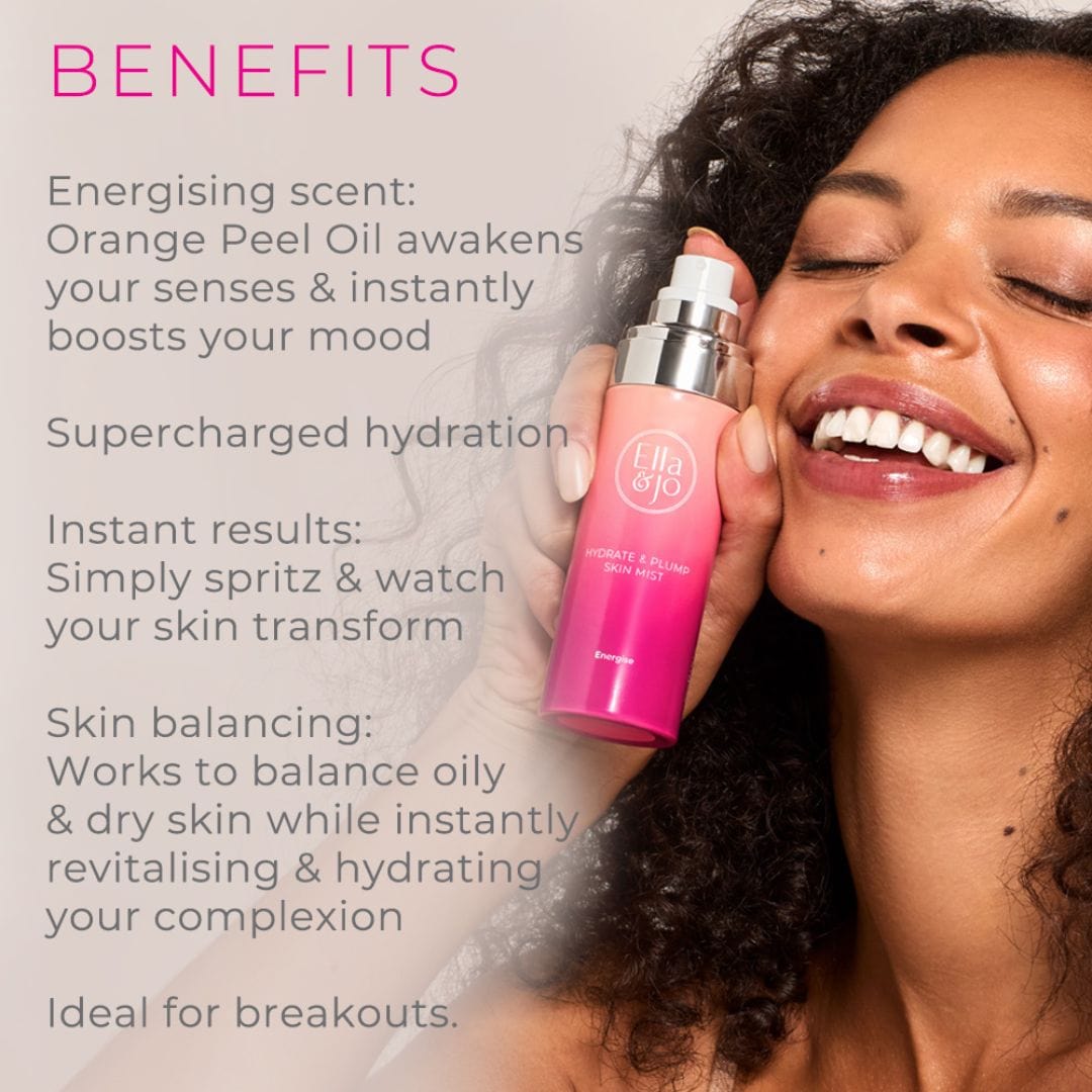 Hydrate & Plump Skin Mist - Energise
